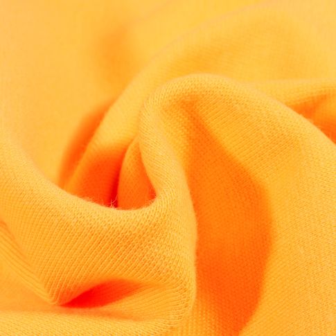 Tissu Jersey Bord côte uni Jaune curcuma