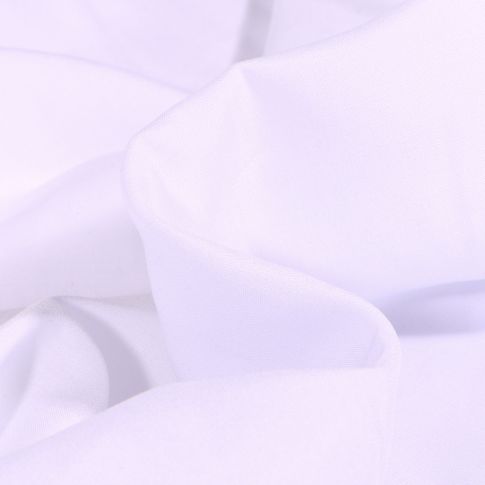 Tissu Viscose légère uni Blanc