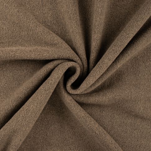 Tissu Polaire moucheté Taupe