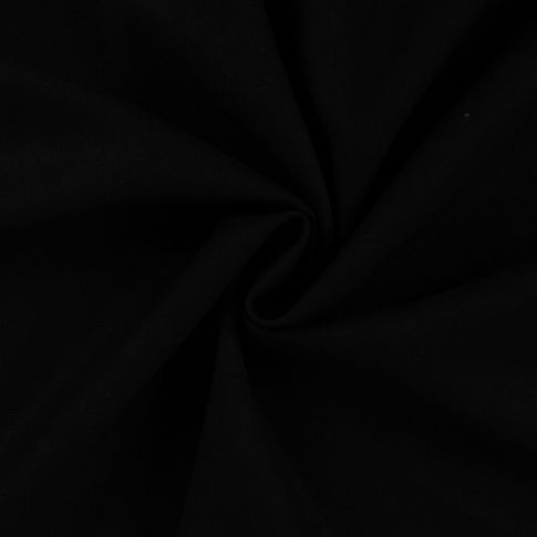 Tissu Viscose Lin Jimmy uni Noir