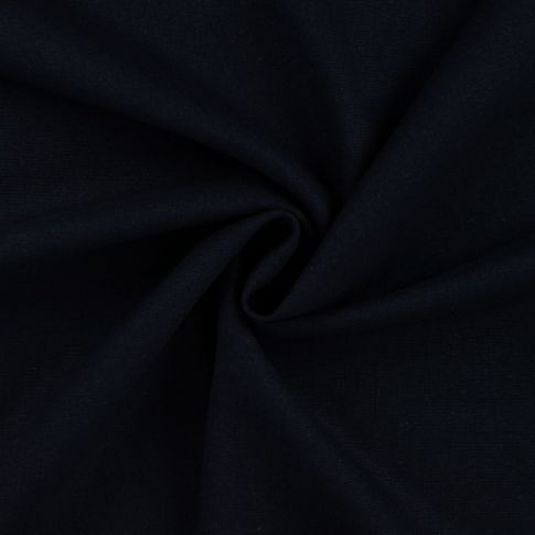 Tissu Viscose Lin Jimmy uni Bleu marine