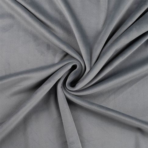 Tissu Minky Lisse Ultra doux uni Gris anthracite