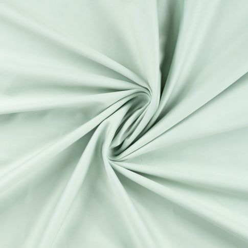 Tissu Coton satiné uni Vert menthe clair