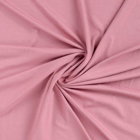 Tissu viscose Milan extensible uni Rose
