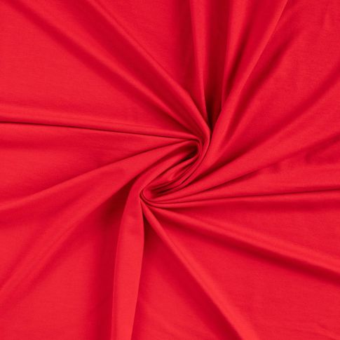 Tissu Jersey Viscose uni Lia Rouge