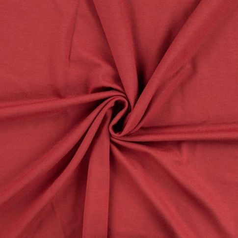 Tissu viscose Milan extensible uni Terracotta