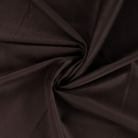Tissu suédine double face Marron foncé