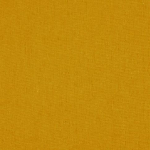 Tissu Coton enduit uni Moutarde