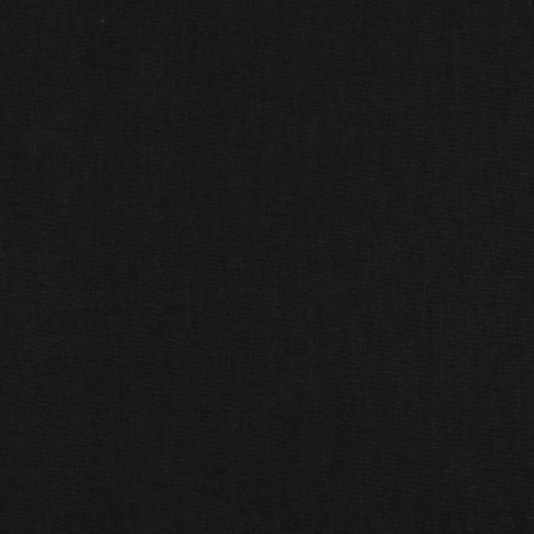 Tissu Coton enduit uni Noir