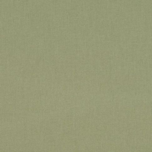 Tissu Coton enduit uni Vert kaki
