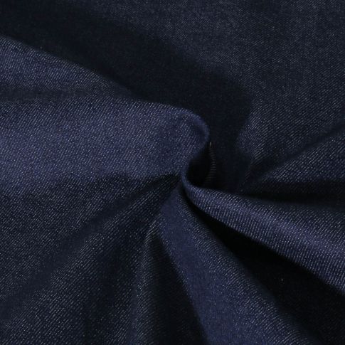 Tissu Jeans Denim Ova uni Bleu foncé