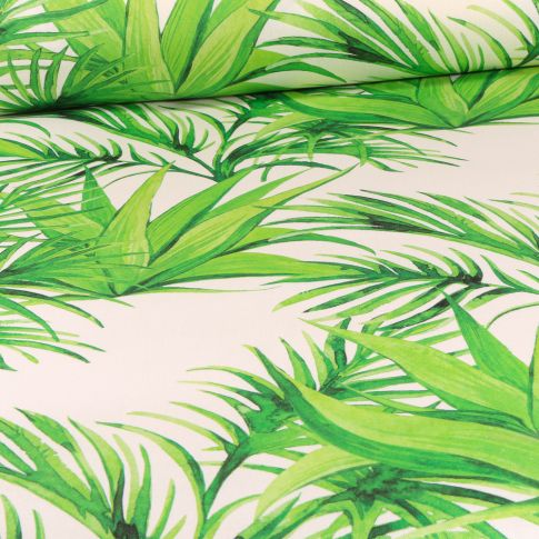 Tissu Toile Transat Dralon  Matra sur fond Blanc cassé