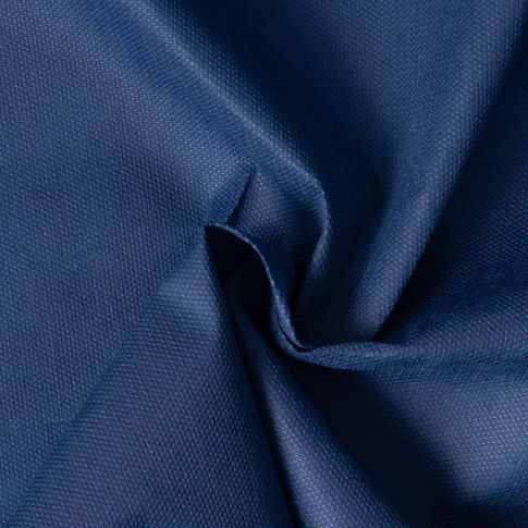 Tissu Fiesta Non tissé déperlant uni Bleu marine