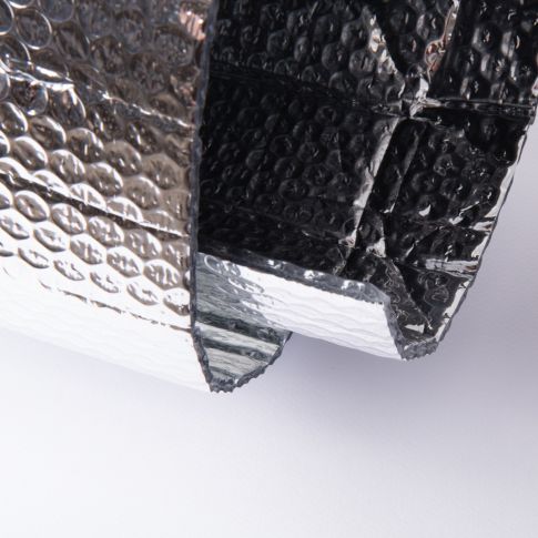 Tissu isolant Gwen thermo-réflecteur fort Gwenda métallisé uni Argent