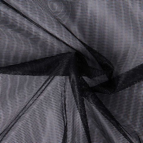Tissu Moustiquaire Mosquito souple grande largeur Noir