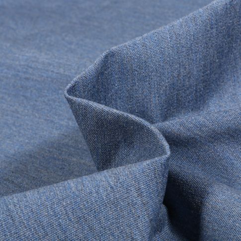 Tissu Toile extérieure uni Grande Largeur Dralon Bleu denim