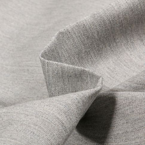 Tissu Toile extérieure uni Grande Largeur Dralon Gris chiné