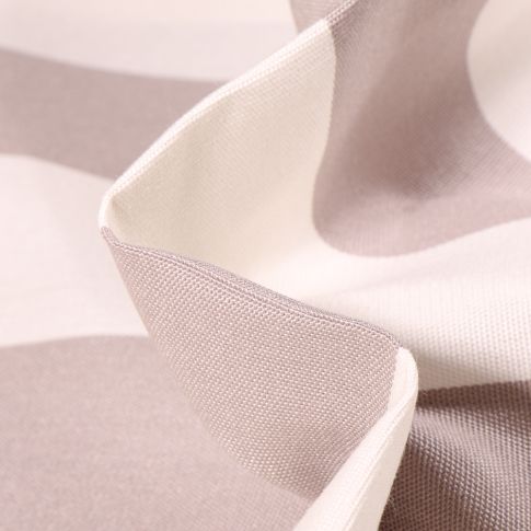 Tissu Toile extérieure Dralon Grande largeur Rayures sur fond Gris