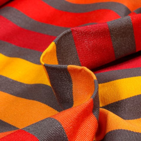 Toile Transat Dralon Etna sur fond Orange