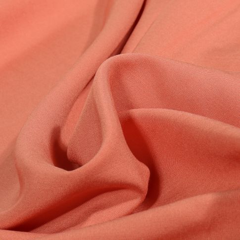 Tissu Viscose uni Poppy Melon