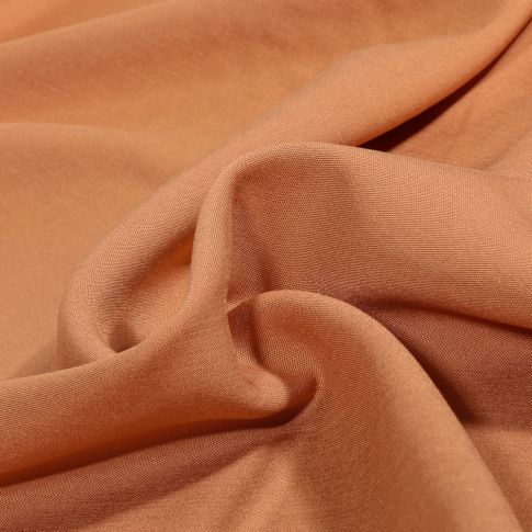 Tissu Viscose uni Poppy Camel