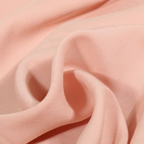 Tissu Viscose uni Poppy Rose nude