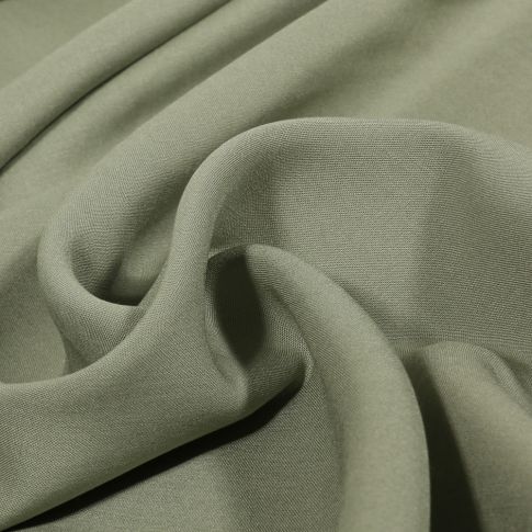 Tissu Viscose uni Poppy Vert amande
