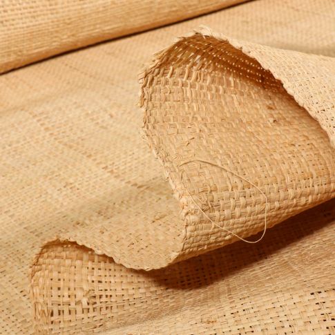 Toile tissée Raphia  Naturel