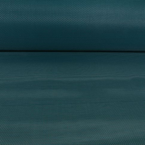 Toile Transat grille extérieure textilène unie Bleu pétrole