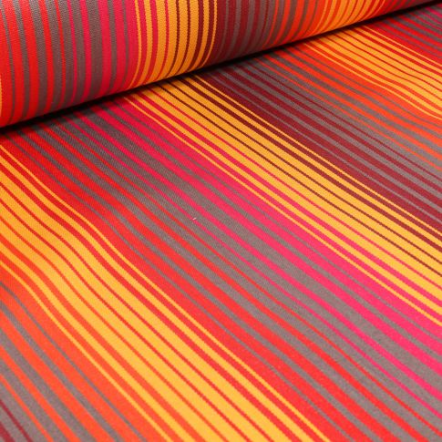 Tissu Toile extérieure Dralon Bandol sur fond Jaune