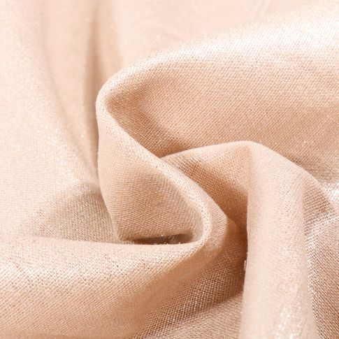 Tissu Lin Viscose Irisé sur fond Beige