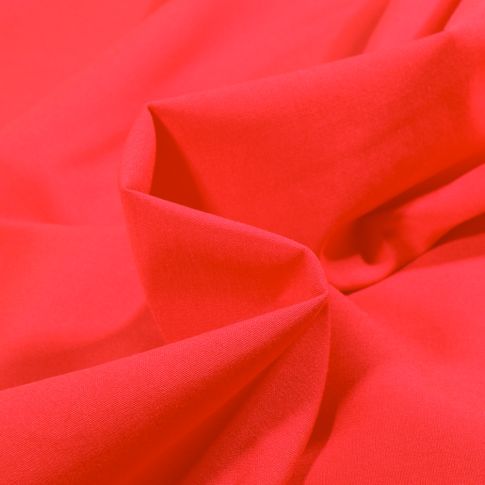 Tissu Viscose stretch uni Rouge
