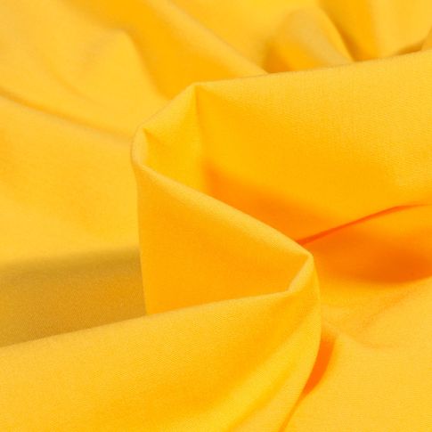 Tissu Viscose stretch uni Jaune