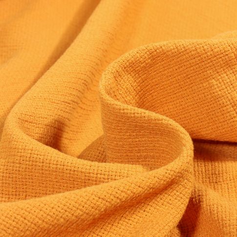 Tissu Etamine de Coton uni Jaune