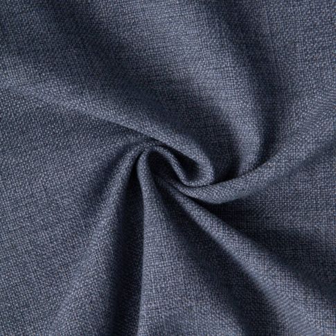 Tissu Toile Polycoton aspect Lin Alix uni Bleu ardoise