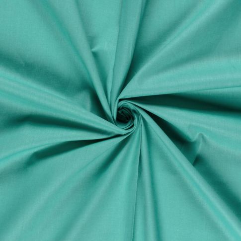 Tissu Coton uni Sonata Vert émeraude