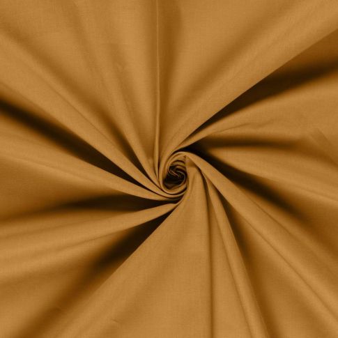 Tissu 100%  coton uni Matera Ocre