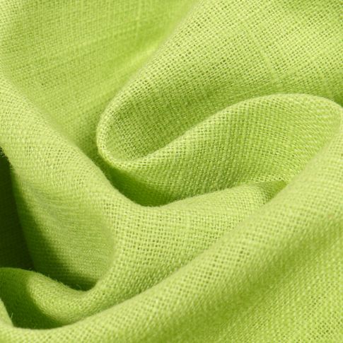 Tissu Lin uni Vert anis