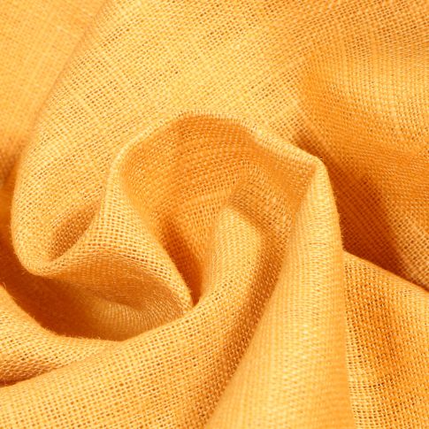 Tissu Lin uni Jaune