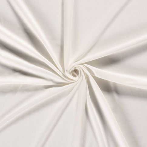 Tissu Gabardine de Viscose extensible Carmina uni Ecru