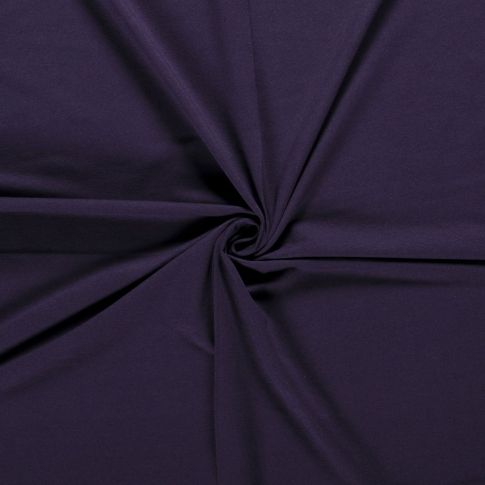 Tissu Sweat léger Soline uni Violet