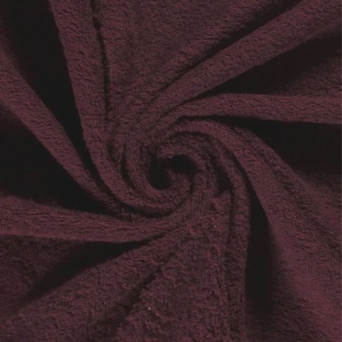 Tissu Eponge légère 340 g/m² uni Pourpre