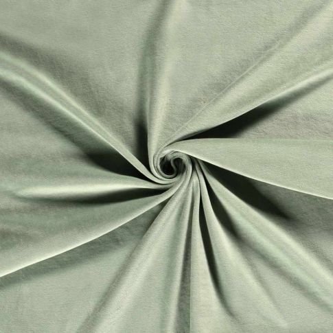 Tissu Velours d'ameublement Eclat d'Intérieur uni Vert menthe