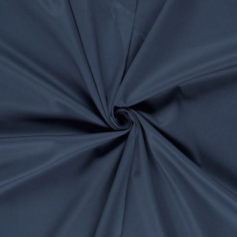 Tissu Coton satiné uni New York Bleu acier