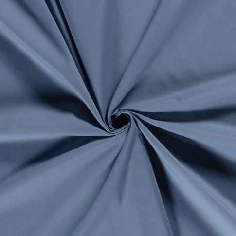 Tissu Voile de Coton Elisa Bleu indigo