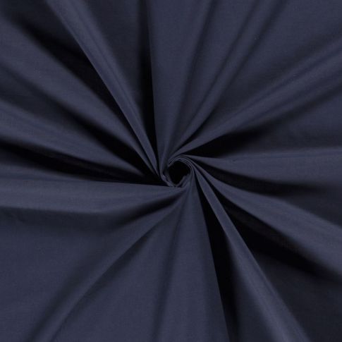 Tissu Voile de Coton Elisa Bleu marine