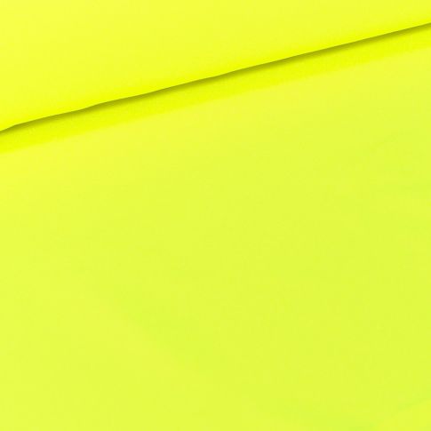 Tissu Lycra uni Jaune fluo