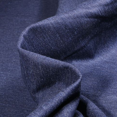 Tissu Jean épais extensible Bleu foncé