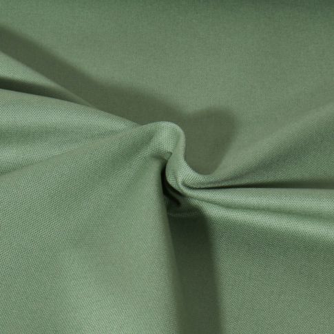 Tissu Toile Coton Canvas uni Mateo Vert olive