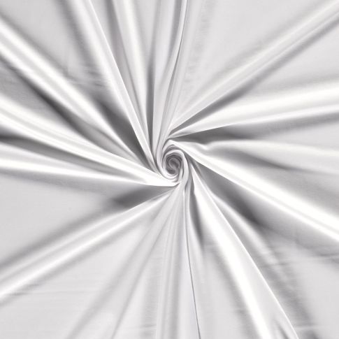 Tissu Jersey de coton uni Blanc